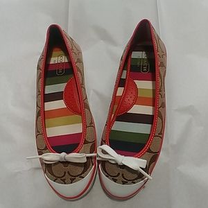 *SOLD* Coach ballerina sneakers